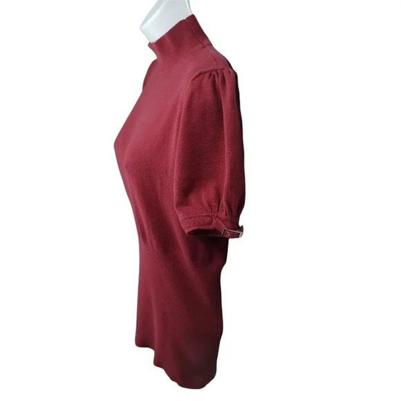 Suzy Shier Knit Top, Dark Dusty Rose, XL - Picture 4 of 8